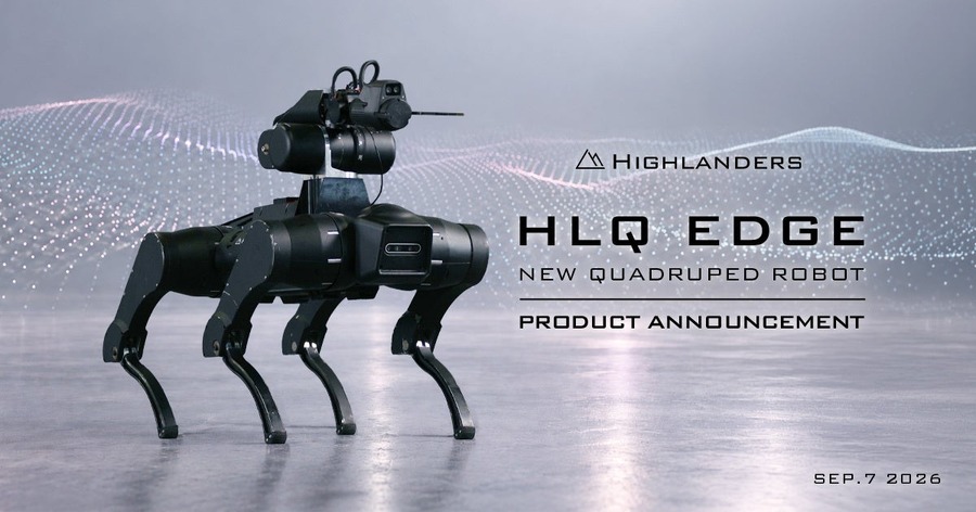 国産四足歩行ロボット「HLQ EDGE」