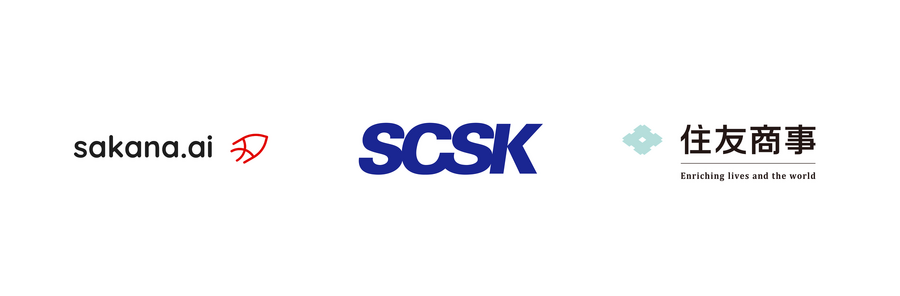Sakana AI・SCSK・住友商事の3社、AI社会実装に向け包括業務提携