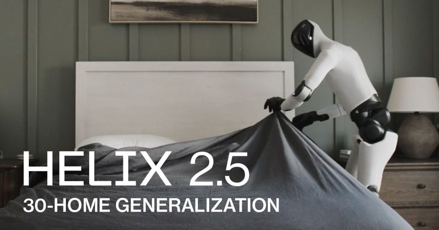 Figure AI、ヒューマノイド向け頭脳「Helix 2.5」を発表 未知の住宅30軒で家事タスクを実演