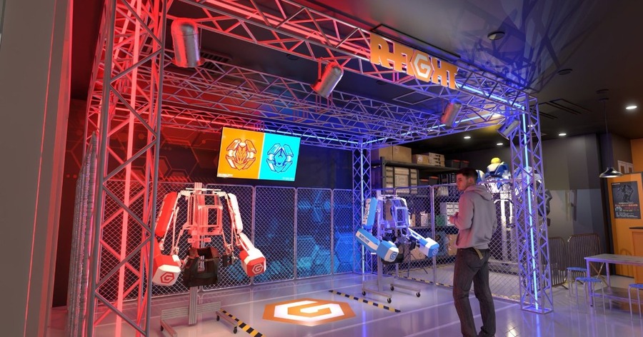 ロボットライド、搭乗＆対戦できる体験型アトラクション施設「THE ROBOT PARK ODAIBA」を10/15オープン