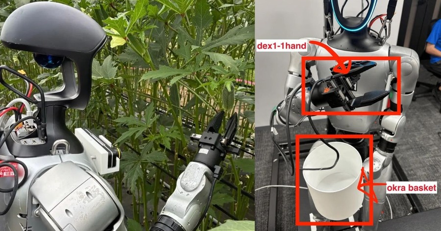 ヒューマノイドUnitree G1を実際のオクラ農場へ Orbohとトヨタ車体研究所の共同実証