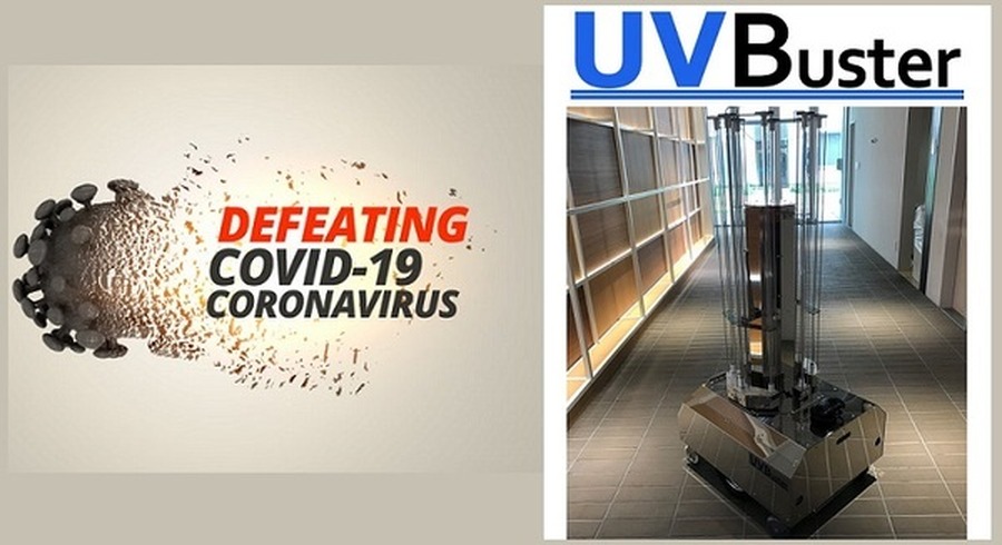 <p>defeating and destroying coronavirus covid19 concept background</p>