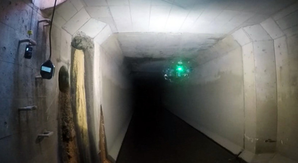 屋内点検用ドローン「ELIOS 3」で下水道の調査・点検を実施、約5日間を要する工程を2日間で完了　ブルーイノベーション