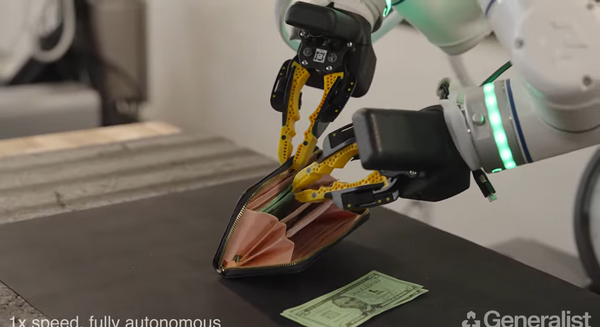 「目覚ましい進化だ、汎用ロボットが見えてきた」と話題！ロボットの学習を広げる次世代AIモデルGeneralist「GEN-1」タスク成功率99%達成