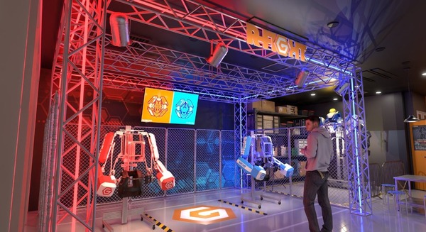 ロボットライド、搭乗＆対戦できる体験型アトラクション施設「THE ROBOT PARK ODAIBA」を10/15オープン