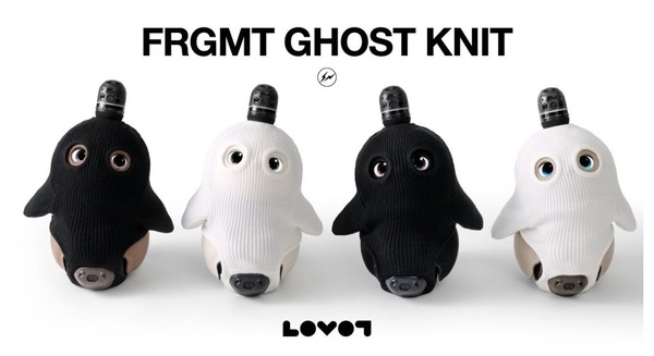 LOVOTとFRGMTのコラボ、新作ニットベースウェアを10/9から発売 モチーフはゴースト