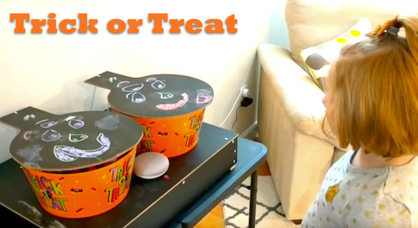【Trick or Treat】Google Home Miniを使ったハロウィン専用マシン