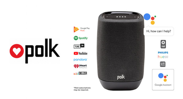 Polk AudioがGoogleアシスタント搭載のAIスピーカー「Polk Assist」を発表