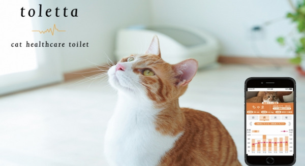 ねこ用ヘルスケアサービス「toletta」が販売好調　ねこ用トイレでネコの健康管理
