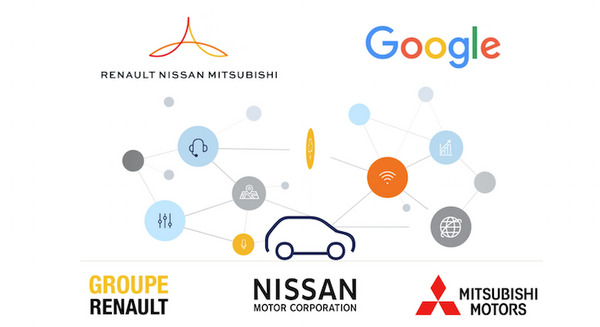 ルノー・日産自動車・三菱自動車、Googleと次世代インフォテインメントシステムで提携。2021年よりAndroid搭載でGoogleアシスタントも車内で利用可能に。