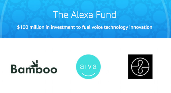 アマゾンのAlexa Fund、音声スタートアップ3社「Bamboo Learning」、「Endel」、「Aiva」への出資を発表