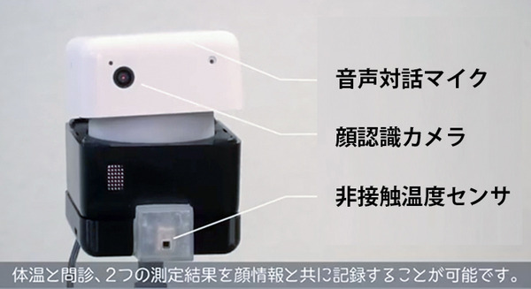【感染症対策】AIアシスタント「PLEN Cube」が入室時に健康確認　顔認証・検温・問診機能を装備して発売へ