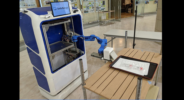 スマイルロボティクスの配膳・下膳ロボットをPCR検査に活用　非対面・非接触で自動搬送「Tokyo Robot Collection」