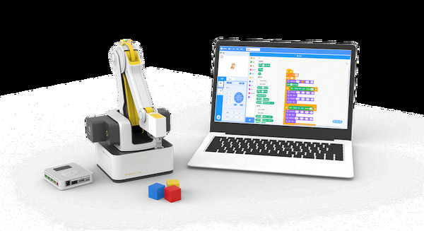 ロボットアームと初級向けプログラミング教材のセット「Dobot Magician Lite STEM Package」蔦屋家電+で展示販売