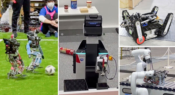 サッカー/生活支援/災害救助/産業革命4.0/ドローン 将来の社会実装に繋がる自律ロボットの競技大会「ロボカップ」 写真と動画で紹介