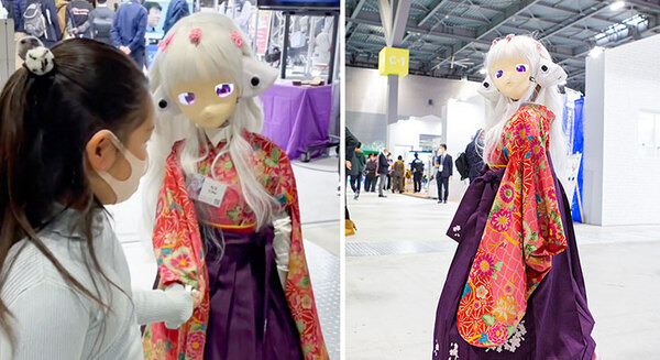 身長125cmのメイド少女ロボット3姉妹が登場！手をつないで歩こう「いつかメイドロボ喫茶を作りたい」MaSiRo Project