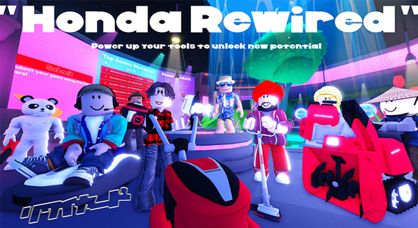 ホンダがメタバース「Roblox」内で「Honda Rewired」開催！2億人が熱狂するメタバース空間に電動パワーユニットや耕うん機、除雪機が登場