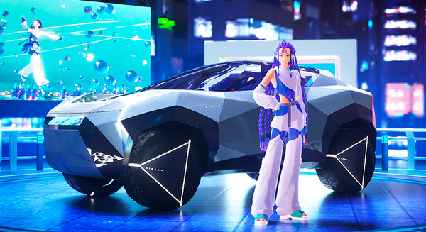 日産がジャパンモビリティショーで発表のEVコンセプトカーやキャラの予告動画　フォートナイト上にオリジナルワールド公開