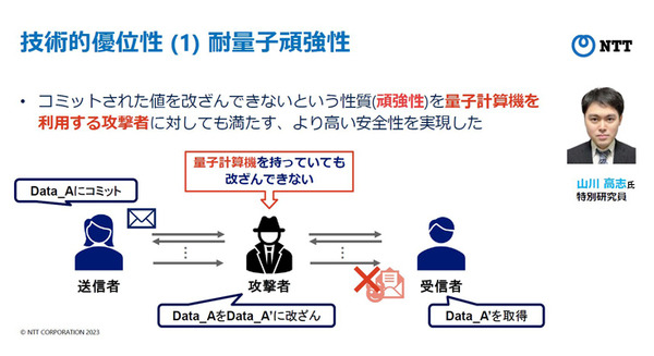 【世界初】NTT、量子技術でも解けない暗号プロトコルを構成する基盤技術を発表　コミットメントと一方向性関数の新手法