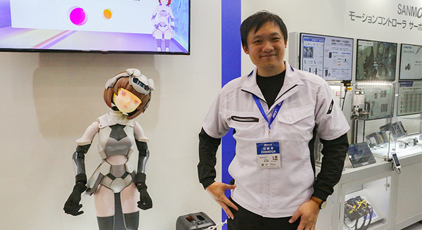ロボットVTuber「ハツキ」を国際ロボット展(iREX)で披露　早大の尾形研究室で開発　アニメ文化とヒューマノイドの融合、山洋電気が稼働展示