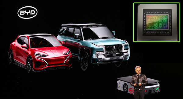 NVIDIA 自動運転開発に生成AI対応の「DRIVE Thor」を採用、次世代Blackwellアーキテクチャ搭載　世界最大のEVメーカーBYDとの連携強化