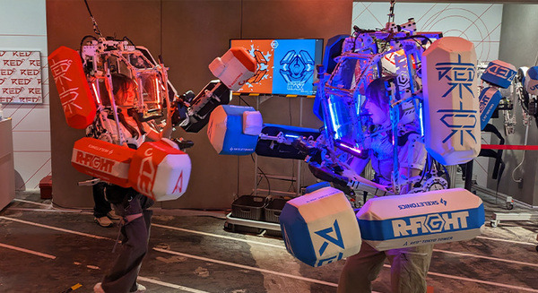 虹のコンキスタドールの大和明桜＆蛭田愛梨がRED『ロボットファイト』の熱戦を体験！YouTubeチャンネルで配信