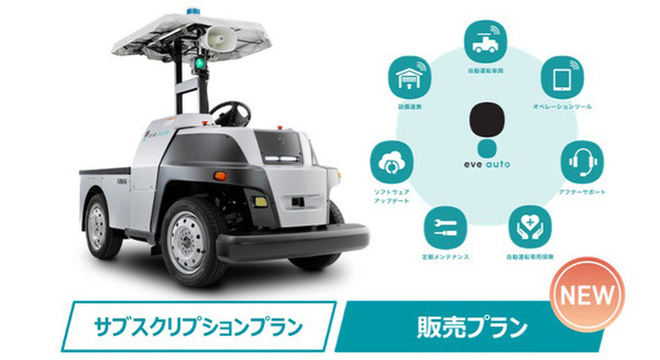 屋外の自動搬送ソリューション「eve auto」導入実績を公開　販売プランを追加して予算計画にあわせてサブスクプランとの選択が可能に