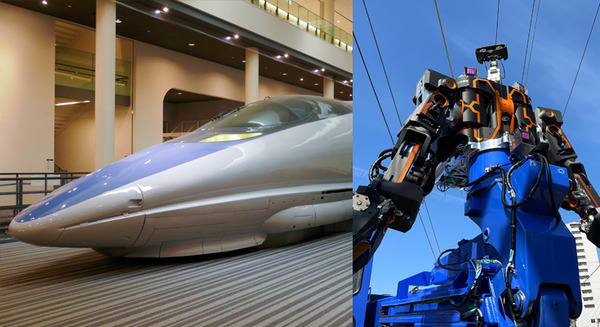 京都鉄道博物館に汎用人型重機「零式人機2.0」登場、「500系新幹線」とのコラボ(撮影可)も実現