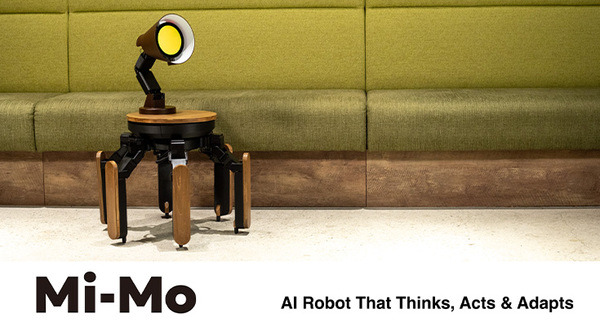 Jizai 自律的に考えて行動する六脚の国産AIロボット「Mi-Mo」の仕様を正式公開　オプションでV-Sido搭載可能
