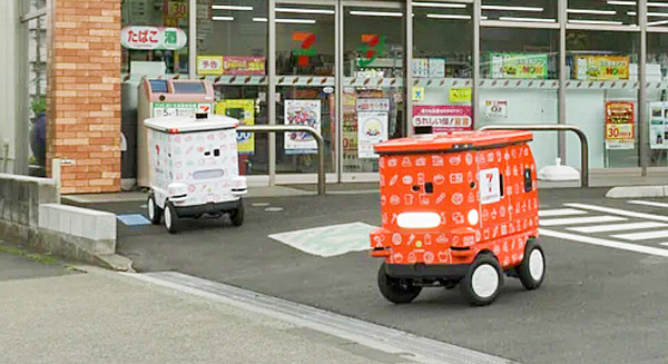 セブンイレブン・スズキ・LOMBYが自動搬送ロボットで屋外配送　南大沢エリアで開始　4つの特徴を紹介
