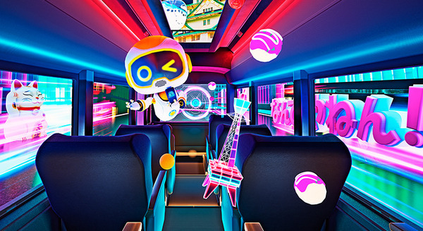 バーチャルバスガイドを活用したインバウンド向けバスツアー「The XR RIDE」を大阪で運行開始　トヨタが協力
