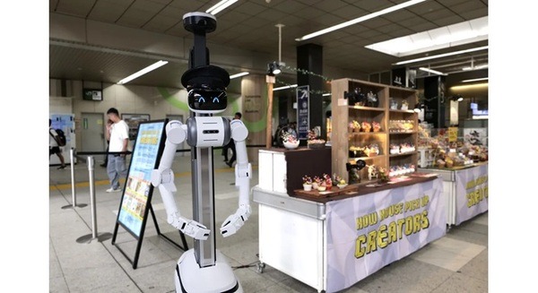 AI警備ロボット「ugo Pro」が万引き抑止に挑戦、JR日暮里駅で実証実験