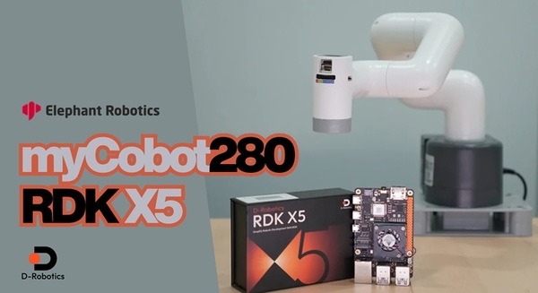 AIロボットアーム「myCobot 280 RDK X5」など販売開始 スイッチサイエンス