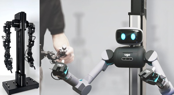 ugoの「AIロボット向け模倣学習キット」力覚フィードバックにアスラテック「V-Sido Bilateral」を採用