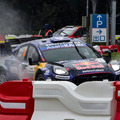 ラリージャパン最終日は雨の決戦、勝田選手が岡崎で2連続トップタイム、総合ではトヨタGRが表彰台を独占