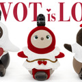 『LOVOT』バレンタイン特別コーディネートが登場　赤いハートが愛らしいキュートな装い