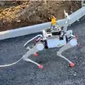 アールティ製国産四足歩行ロボットが東急建設の建築現場で実証実験 通信ネットワーク×不整地走破性