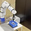 ソフトバンクと安川電機、NVIDIAと協力しフィジカルAI開発基盤を実証 リアルタイムの学習で柔軟物体ハンドリングに成功