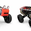 四足の脚先に車輪を搭載したフィールドロボットAT-FOX、インフラ点検・災害対応など多様な現場での活用を想定