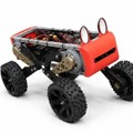 四足の脚先に車輪を搭載したフィールドロボットAT-FOX、インフラ点検・災害対応など多様な現場での活用を想定