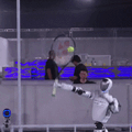 ヒューマノイドによる自律的なテニスの試合展開 中国Galbotが第2回世界人型ロボット運動会で披露