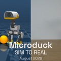 愛らしいアヒル型の家庭用ロボット「Microduck」発表 Hugging Face傘下Pollen Robotics