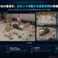 360度カメラで倉庫を3D再現、AMR・自動フォークリフトの導入検証を効率化 スペースデータ