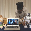 米州開発銀行 (IDB)主催の「日本・中南米ビジネスフォーラム」レセプションで日本のロボットがお出迎え