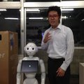 ロボット漫才「ペッパーズ」にお話を伺いました
