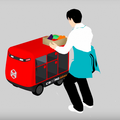 ZMP、歩道を走行する宅配ロボット「CarriRo Delivery」を発表！  一業種につき一社限定の実証実験パートナー募集もスタート
