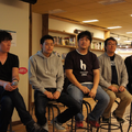 左より、中橋氏、清水氏、江頭氏(eegozilla)、岡田氏、山内氏