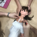 【桃色花子】関西弁でしゃべる！口が動く！音声認識搭載の桃色花子がロボスタに来たよ！