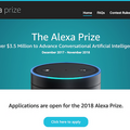 Amazon、大学生向けAlexコンテスト「Alexa Prize」応募受付中
