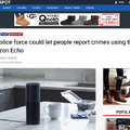 イギリスの警察が市民向けのサービスとしてAmazon Echoの活用を検討中